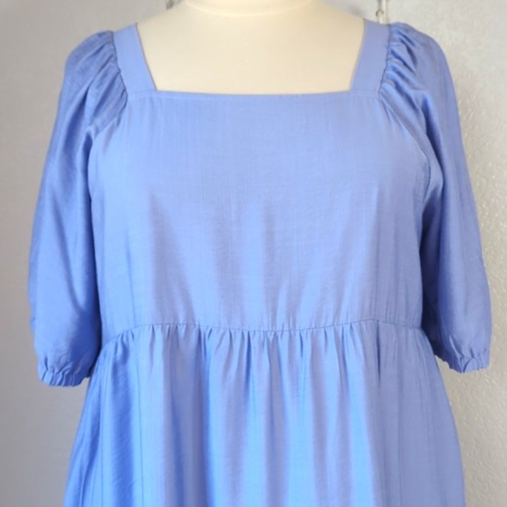 Love Olive Co Dress Xxxl Downtown Memories Dress-Periwinkle Pockets — image 4 of 8